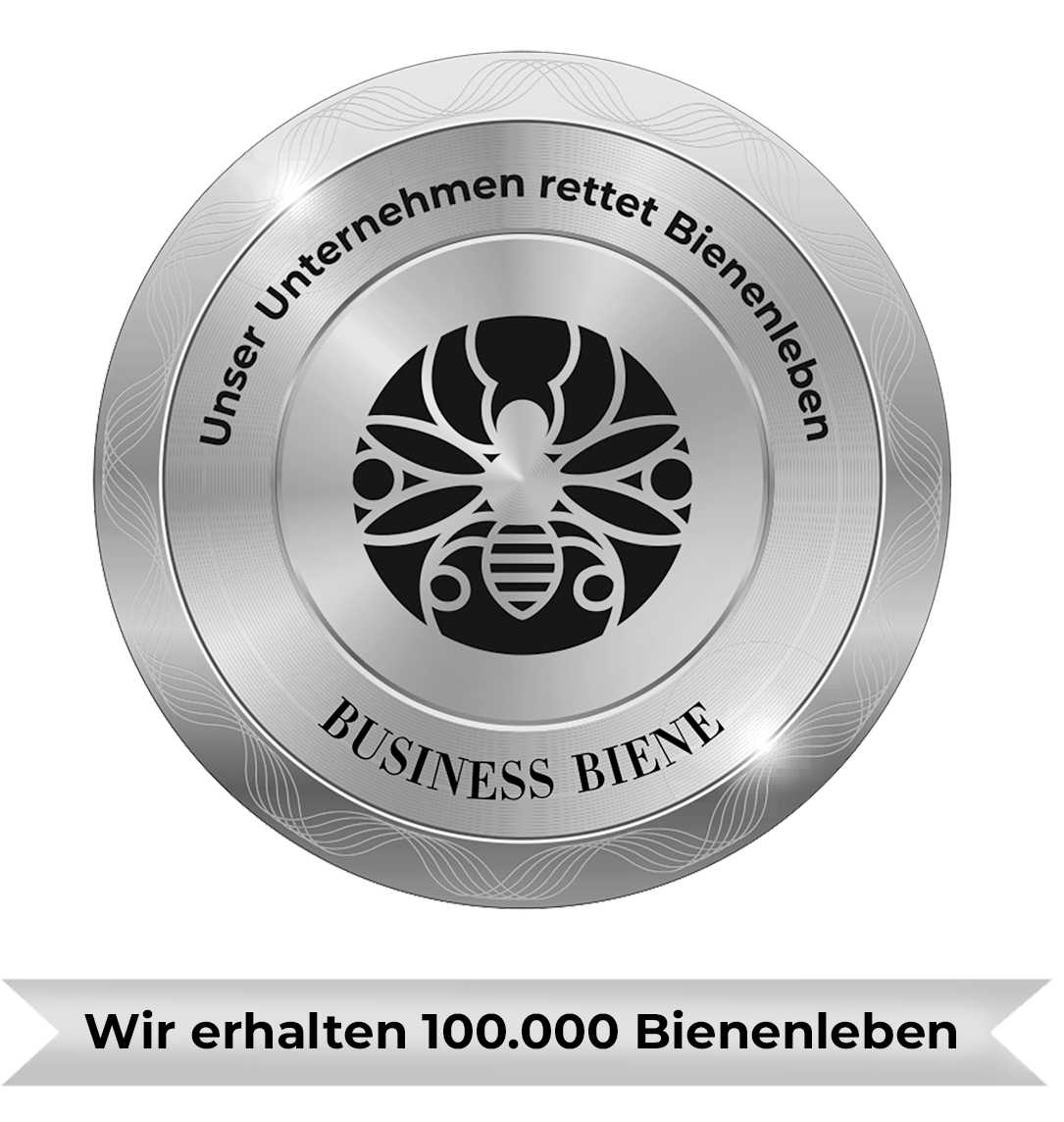 Silber-Siegel Wir erhalten 100.000 Bienenleben