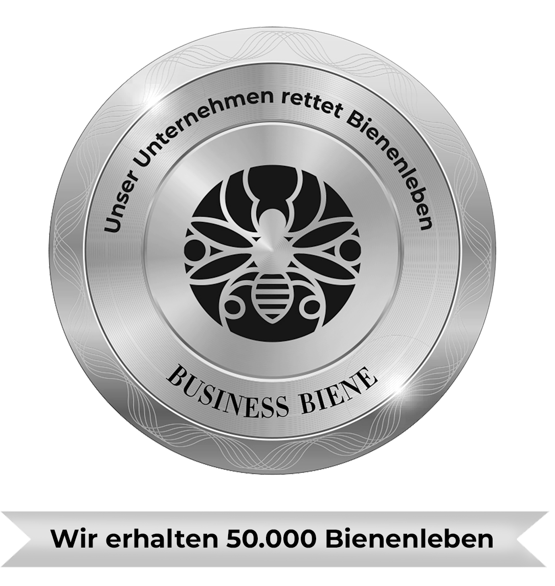 Silber-Siegel Wir erhalten 50.000 Bienenleben